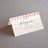 "Moroccan Jewel" - Place Cards in Sepia Sunset by Zhay Smith - Folded with Free Guest Printing