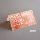 "Moroccan Jewel" - Place Cards in Sepia Sunset by Zhay Smith - Folded Back of Card
