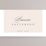 "Marbled Arch" - Place Cards in Peach by Anna Elder - Detail