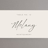 "Modernline" - Place Cards in Cotton by April Astudillo - Detail