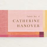 "Edgewater" - Place Cards in Sunset by Griffinbell Paper Co. - Detail