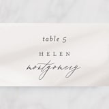 "Overjoyed" - Place Cards in Taupe by Ana Sharpe - Detail