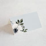 "Nantucket Romance" - Place Cards in Marine by Chris Griffith - Blank front