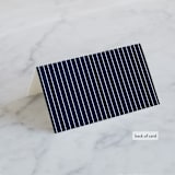 "Waltz" - Place Cards in Nightfall by Jula Paper Co. - Folded Back of Card