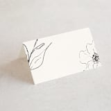 "Elysium" - Place Cards in Linen by Design Lotus - Blank front