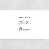 "Semi Formal" - Place Cards in Navy by Kerry Doyle - Detail