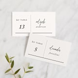 "A Storybook Wedding" - Place Cards in Blush by Katy Shen - Front with Free Guest Printing