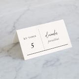 "A Storybook Wedding" - Place Cards in Blush by Katy Shen - Folded with Free Guest Printing