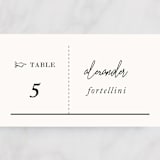 "A Storybook Wedding" - Place Cards in Blush by Katy Shen - Detail