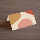 "Galeria" - Place Cards in Autumn Desert by Kelly Schmidt - Blank front
