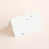 "Signature Style" - Place Cards in Ink by Design Lotus - Blank front