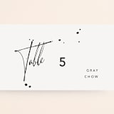 "Signature Style" - Place Cards in Ink by Design Lotus - Detail