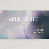 "Raptured" - Place Cards in Amethyst by Design Lotus - Detail