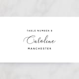 "Right Side" - Place Cards in Blackberry by Susan Brown - Detail