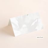 "Mixed Greenery" - Place Cards in Emerald by Susan Moyal - Folded Back of Card