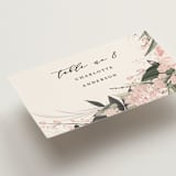 "Ivory Ring" - Place Cards in Blush by Susan Moyal - Detail