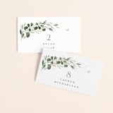 "garden path" - Place Cards in Ivory by Kristie Kern - Front with Free Guest Printing