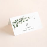 "garden path" - Place Cards in Ivory by Kristie Kern - Folded with Free Guest Printing