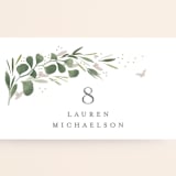 "garden path" - Place Cards in Ivory by Kristie Kern - Detail