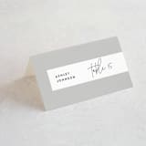"printed" - Place Cards in Onyx by JoAnn Jinks - Folded with Free Guest Printing