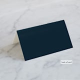"Moonlit Garden" - Place Cards in Twilight by GeekInk Design - Folded Back of Card