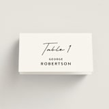 "As if a Dream" - Place Cards in Cloud by Pine Street Creative - Folded with Free Guest Printing