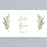 "Summer Love" - Place Cards in Sunflower by Wildfield Paper Co - Detail