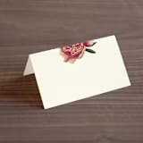 "Vintage Garden Invite" - Place Cards in Vintage Beige by Alisa Wismer - Blank front