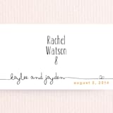 "The Happy Couple" - Place Cards in Dark Yellow by R studio - Detail