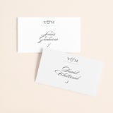 "Charming Go Lightly" - Place Cards in Sky Blue by danielleb - Front with Free Guest Printing