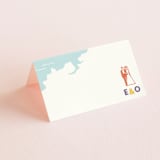 "Destination" - Place Cards in Lilac Haze by leslie hamer - Blank front