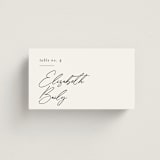 "Macaron" - Place Cards in Snow by Nicoletta Savod - Front with Free Guest Printing
