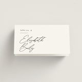 "Macaron" - Place Cards in Snow by Nicoletta Savod - Folded with Free Guest Printing