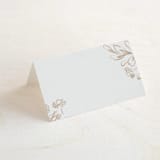 "Sketched Flora" - Place Cards in Cream by Paper Raven Co. - Blank front