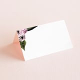 "Peony" - Place Cards in Ice Mist by Cass Loh - Blank front