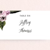 "Peony" - Place Cards in Ice Mist by Cass Loh - Detail