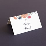 "Romantic Watercolor Flora" - Place Cards in Dhalia by Petra Kern - Folded with Free Guest Printing