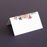 "Romantic Watercolor Flora" - Place Cards in Dhalia by Petra Kern - Blank front