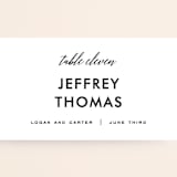 "Someone Like You" - Place Cards in Tuxedo by Design Lotus - Detail