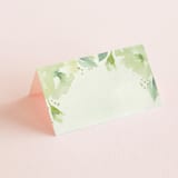 "Southern Garden" - Place Cards in Moss by Lori Wemple - Blank front