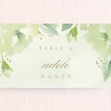 "Southern Garden" - Place Cards in Moss by Lori Wemple - Detail