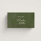 "petal toss" - Place Cards in Cream by Angela Marzuki - Front with Free Guest Printing