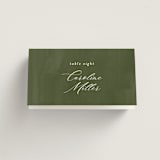 "petal toss" - Place Cards in Cream by Angela Marzuki - Folded with Free Guest Printing