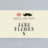 "Stache + Kiss" - Place Cards in Cream by Penelope Poppy - Detail