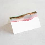 "Sedona" - Place Cards in Desert Sands by Itsy Belle Studio - Blank front