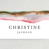 "Sedona" - Place Cards in Desert Sands by Itsy Belle Studio - Detail
