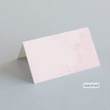 "Garden Party Joy" - Place Cards in Blush by frances mathys - Folded Back of Card