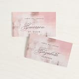 "Soft Overlay" - Place Cards in Cloud by Mansi Verma - Front with Free Guest Printing