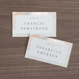 "Evelyn" - Place Cards in Capri by Nicole Walsh - Front with Free Guest Printing