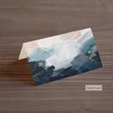 "Evelyn" - Place Cards in Capri by Nicole Walsh - Folded Back of Card